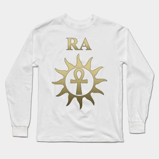 Ra Ancient Egyptian God Ankh of the Sun God Long Sleeve T-Shirt